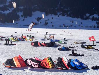 Kitesurf invernale