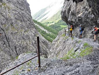 Uinaschlucht - Schliniger Höhenweg