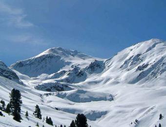 Paesaggio invernale in Val Venosta