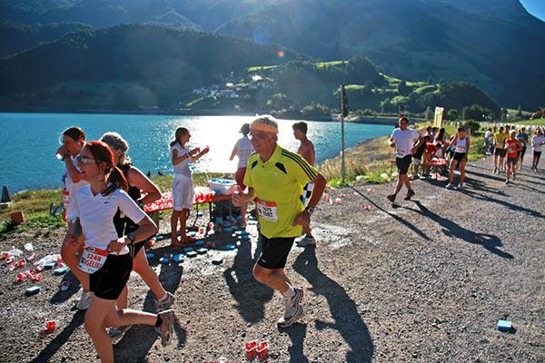 Corsa del lago di Resia in Val Venosta