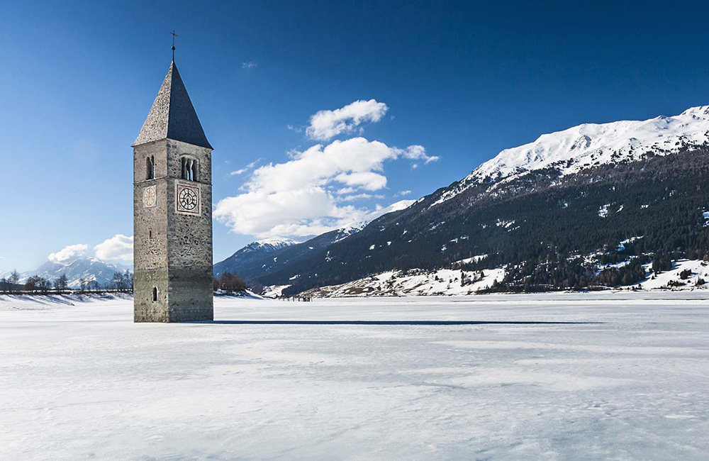 Lago di Resia - inverno